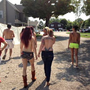 Strippers take topless protest to church that harassed them as ‘whores, tramps’ for years